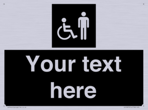 Custom information: black panel disabled and male